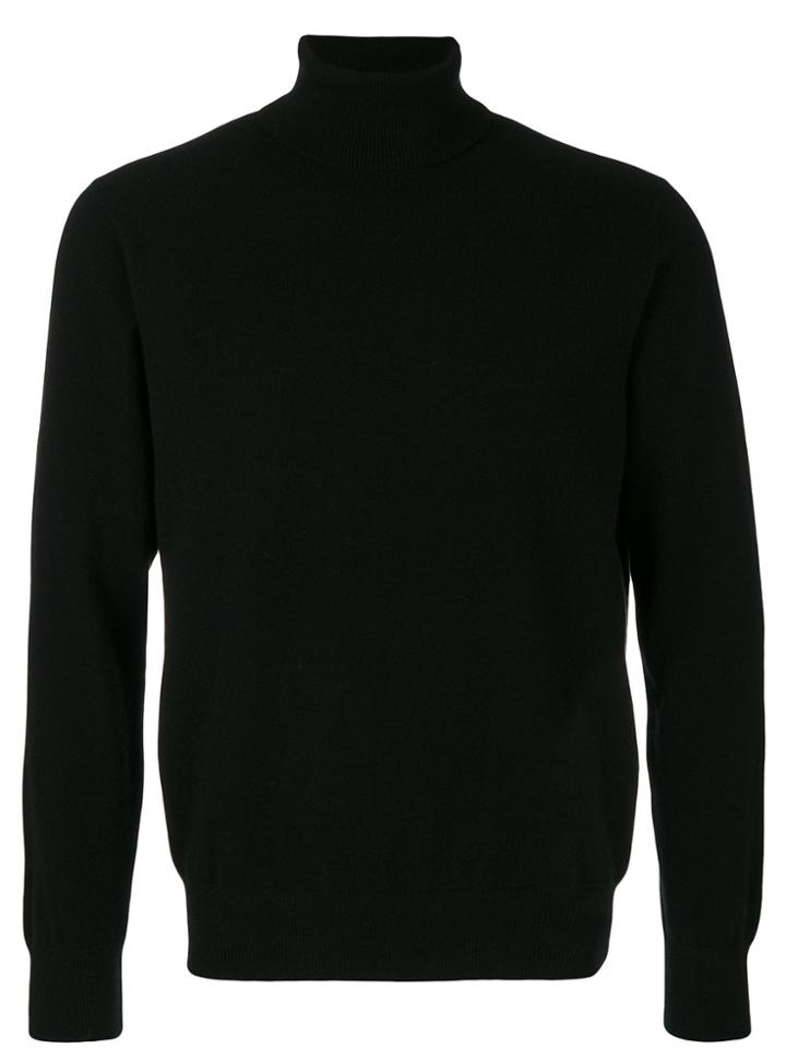 Cruciani Roll Neck Jumper - Black