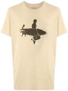 Osklen Stone Vintage Surfers Print T-shirt - Yellow