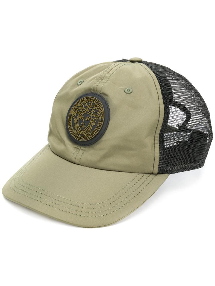 Versace Medusa Patch Baseball Cap - Green