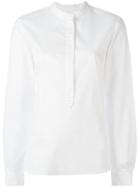 Vanessa Bruno Mandarin Neck Shirt, Women's, Size: 36, White, Cotton