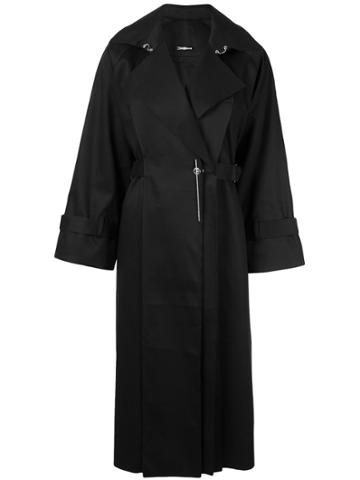 Boyarovskaya Pin-embellished Coat - Black