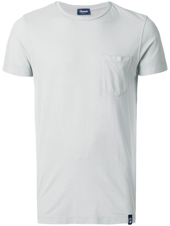 Drumohr Fitted Style T-shirt - Grey