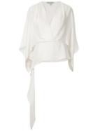 Le Lis Blanc Blusa Kimono Lara Silk - White