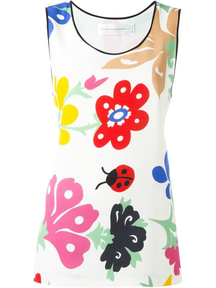 Victoria Victoria Beckham 'folk Forest' Print Pyjama Tank