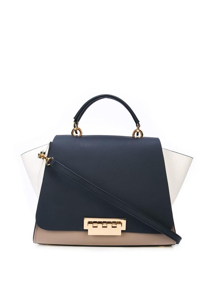 Zac Zac Posen Eartha Shoulder Bag With Floral Strap - Blue