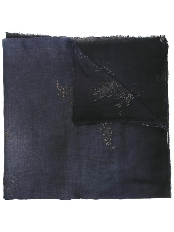 Avant Toi Degradé Scarf, Men's, Blue, Modal/cashmere