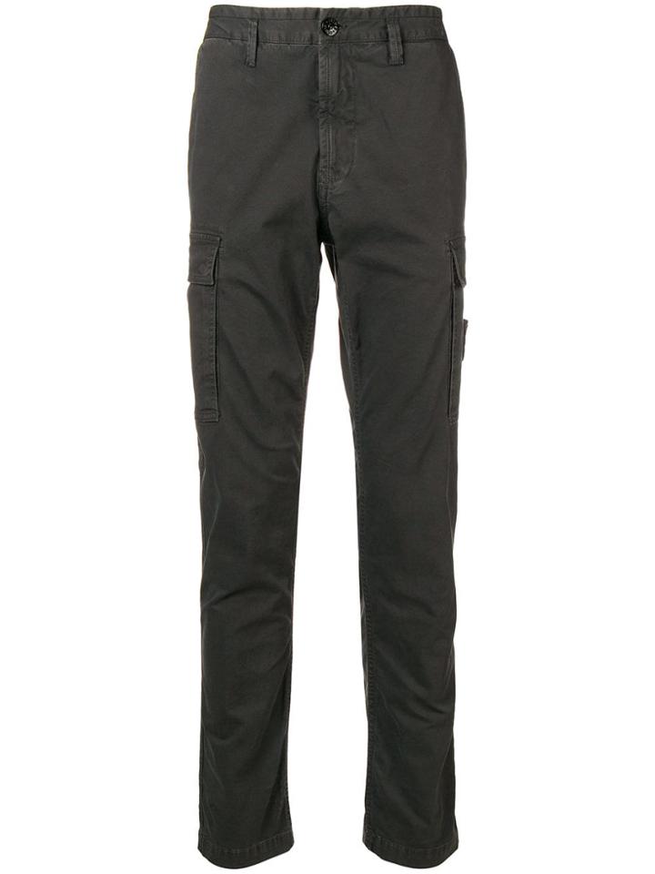 Stone Island Classic Slim-fit Chinos - Grey