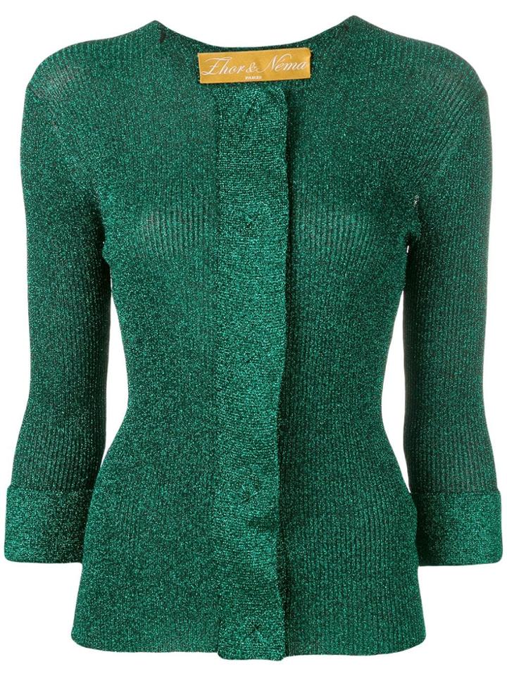 A.n.g.e.l.o. Vintage Cult 1990's Zhor & Nema Cardigan - Green
