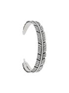 Nove25 Flying Feather Cuff Bracelet - Silver