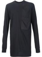 Rick Owens Drkshdw Pocket Detail Long Sleeve T-shirt
