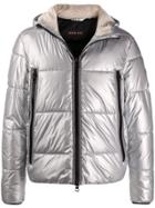 Michael Kors Padded Hooded Jacket - Grey