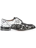 Givenchy Lace Embroidered Brogues - White