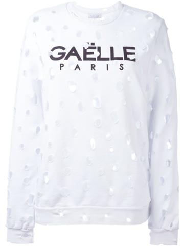 Gaelle Bonheur Perforated Sweatshirt