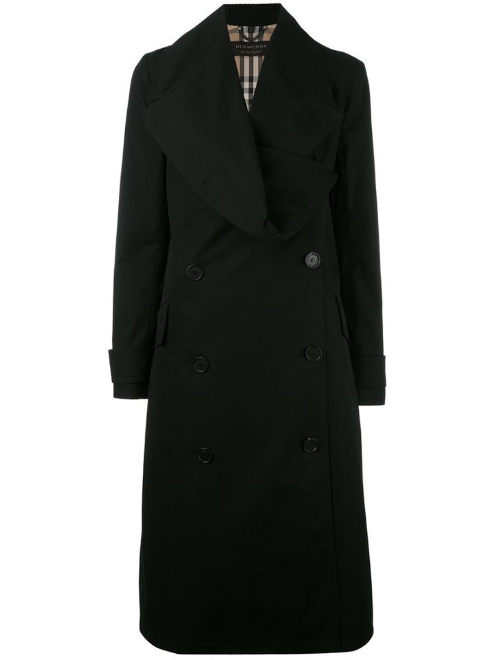 Burberry - Trench Coat - Women - Cotton/cupro/viscose - 8, Women's, Black, Cotton/cupro/viscose