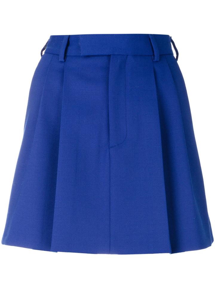 Hilfiger Collection Flared Mini Skirt - Blue