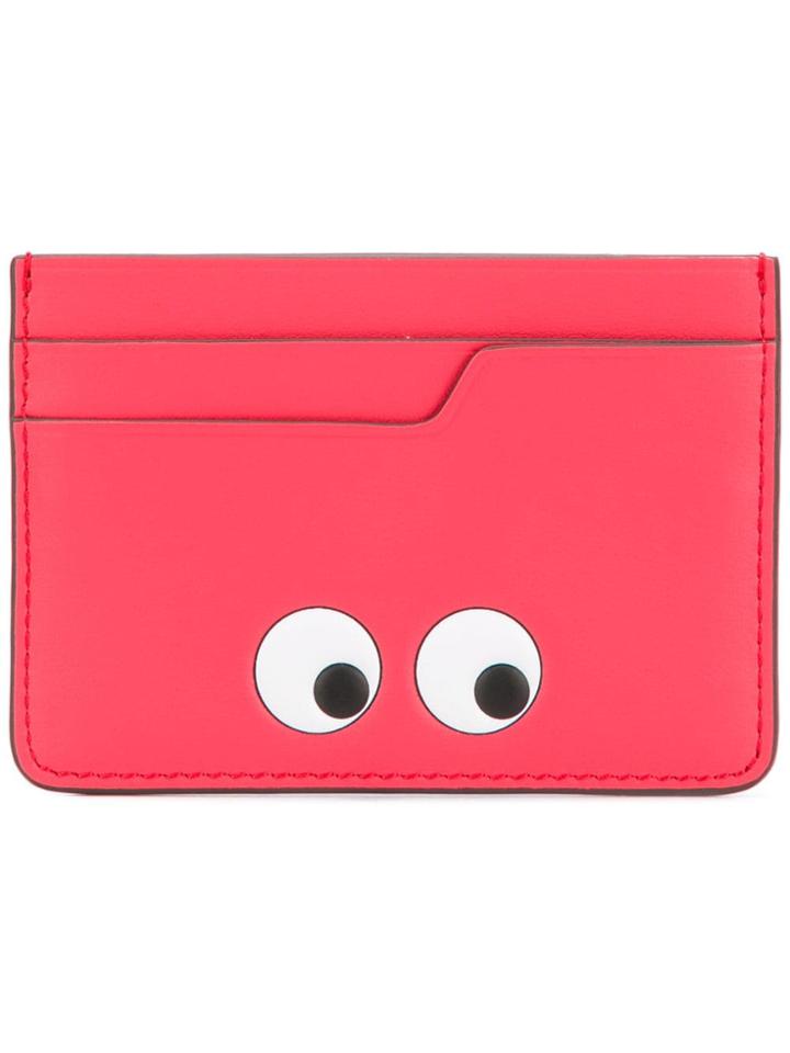 Anya Hindmarch Eyes Cardholder - Red