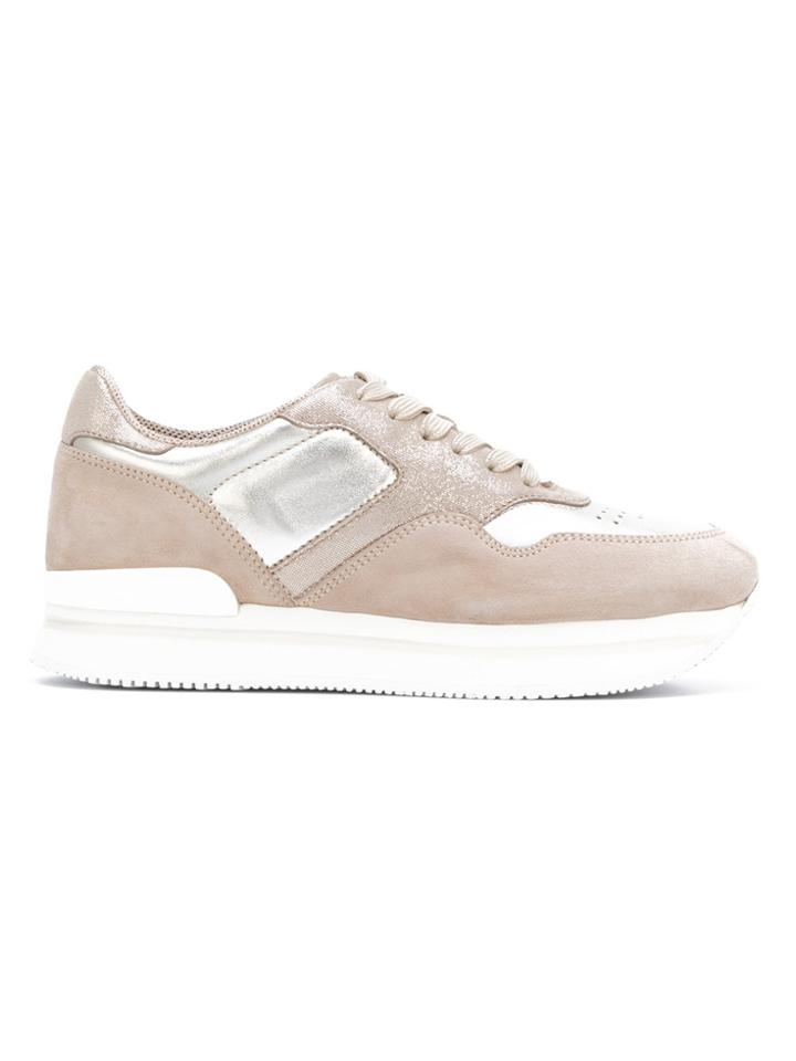 Hogan Panelled Sneakers - Nude & Neutrals