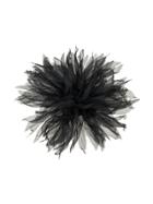 Le Tricot Perugia Feather Brooch - Black