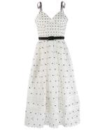 Self-portrait Lace Midi Dress - White