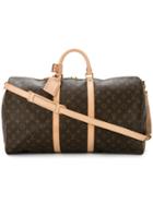 Louis Vuitton Vintage Bandouliere Monogram Holdall - Brown