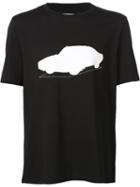 Maison Margiela Car Print T-shirt, Men's, Size: 48, Black, Cotton