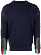 Iceberg Knitted Brand Stamped Sweater - Blue
