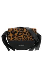 Karl Lagerfeld K/ikon Leopard Belt Bag - Black