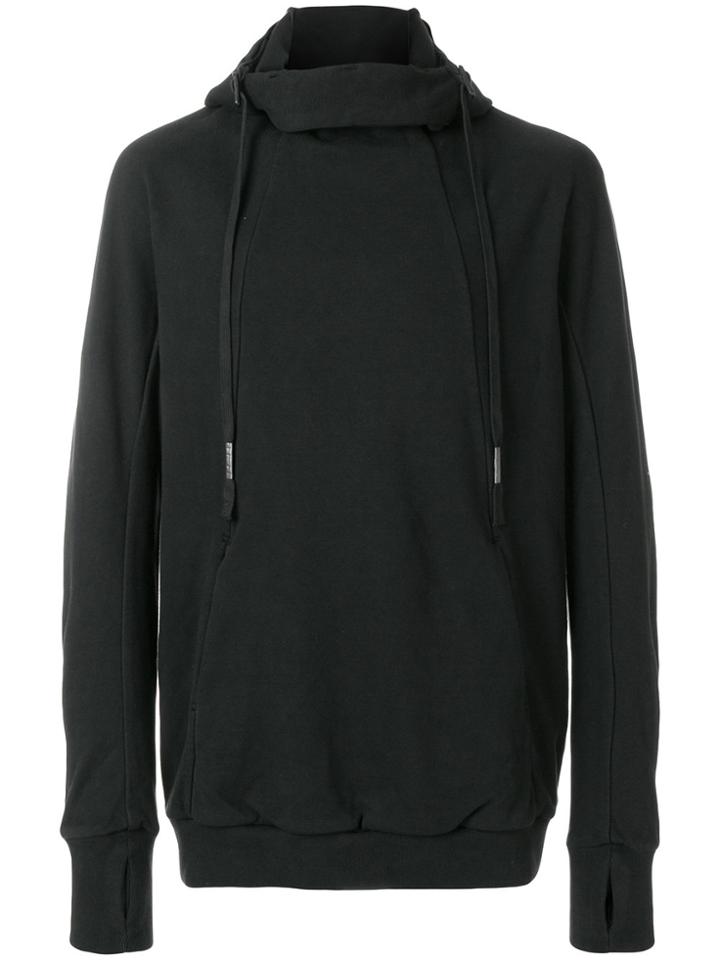 Boris Bidjan Panelled Drawstring Hoodie - Unavailable