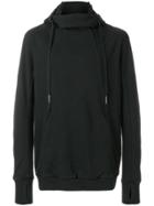 Boris Bidjan Panelled Drawstring Hoodie - Unavailable