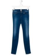 Armani Junior - Slim Fit Jeans - Kids - Cotton/polyester/spandex/elastane - 14 Yrs, Blue
