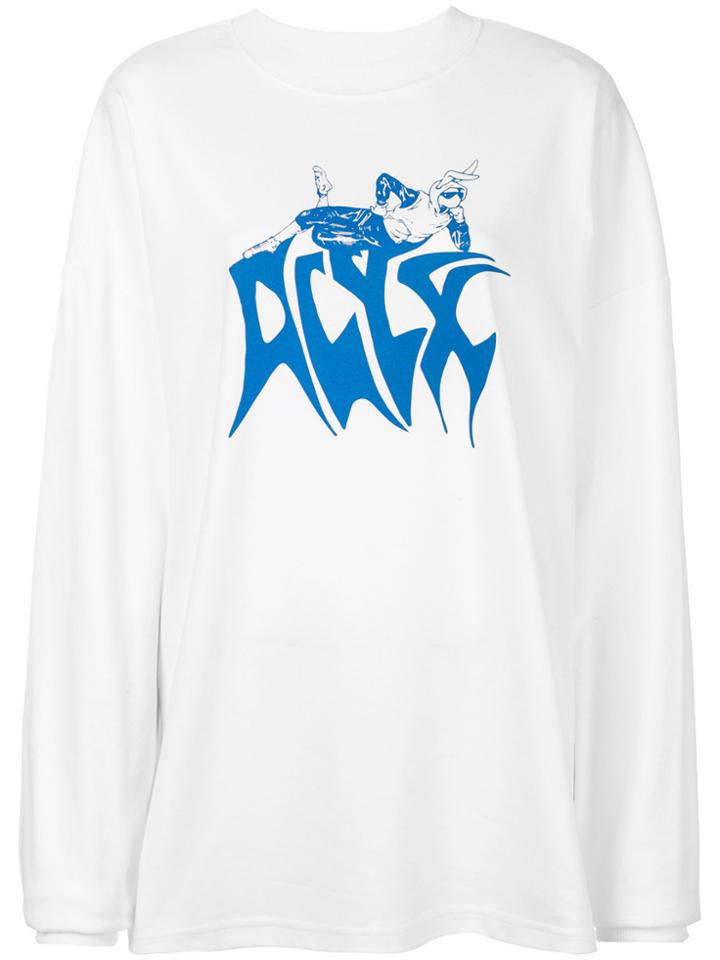 Alyx Logo Print Sweatshirt - White