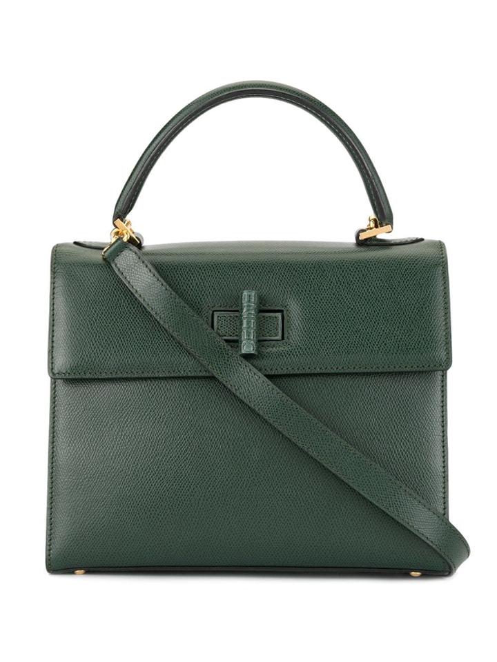 Céline Pre-owned Structured 2way Bag - Green