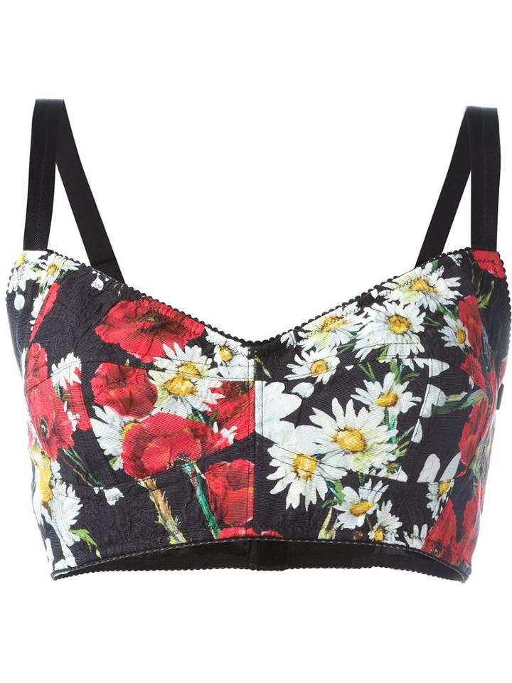 Dolce & Gabbana Printed Bralet Top
