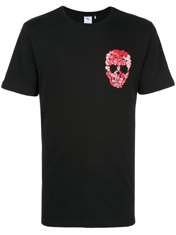 Puma Skull Print T-shirt - Black