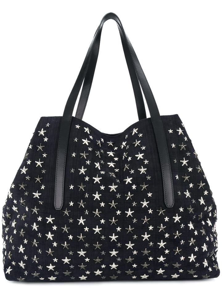 Jimmy Choo Pimlico Star Embellished Tote - Blue