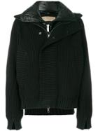 Burberry Knitted Flight Jacket - Black