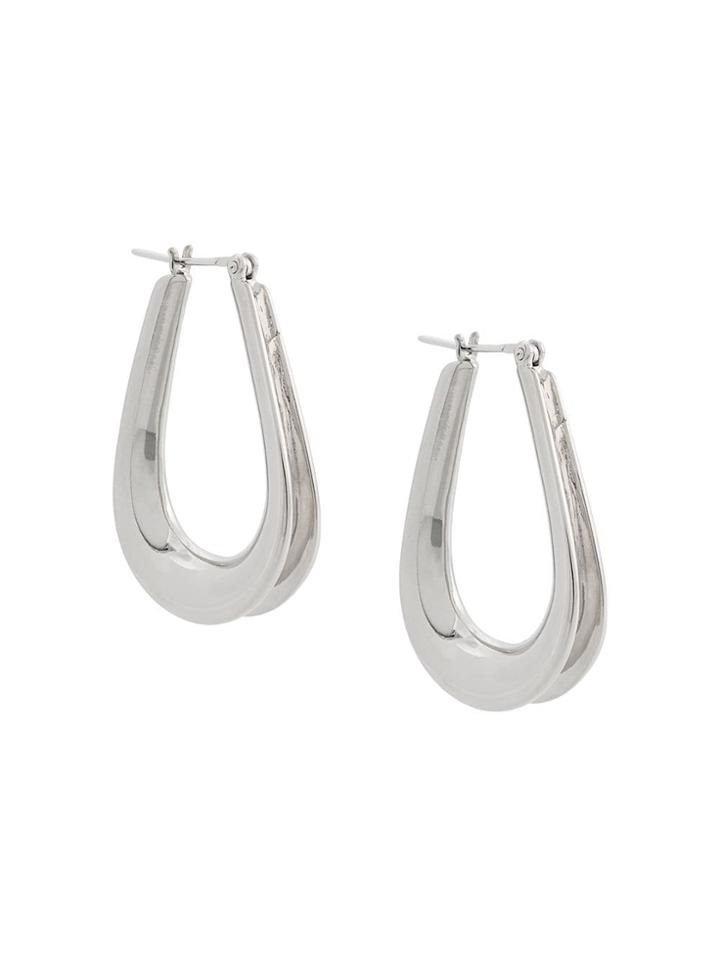 Annelise Michelson Ellipse Hoops - Silver