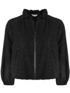Liu Jo Zipped Bomber Jacket - Black
