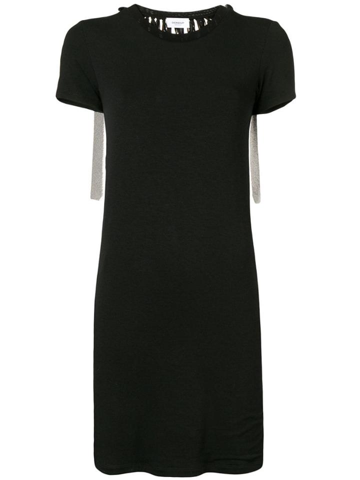 Dondup Lattice-back T-shirt - Black