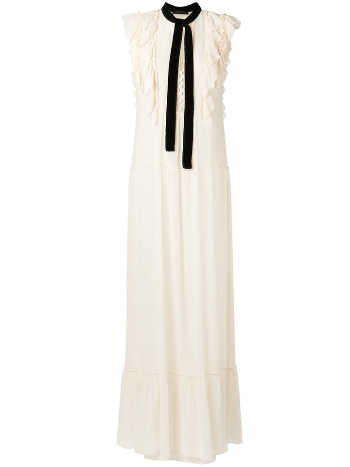 Talie Nk - Silk Maxi Dress - Women - Silk - 36, Women's, White, Silk
