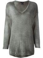 Avant Toi V-neck Sweater - Green