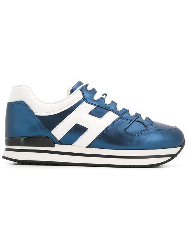 Hogan H222 Lace-up Sneakers - Blue