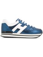 Hogan H222 Lace-up Sneakers - Blue