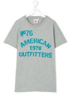 American Outfitters Kids - Teen Logo Appliqué T-shirt - Kids - Cotton - 16 Yrs, Grey