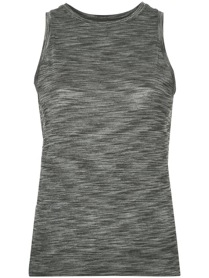 Nimble Activewear Tie Up Gather Tank Top - Grey