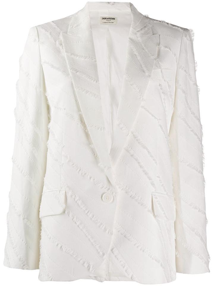 Zadig & Voltaire Decorative Trim Blazer - White