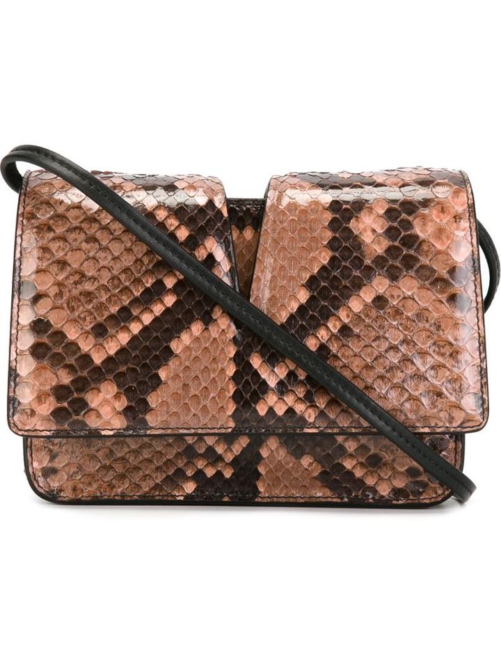 Jil Sander Python Skin Shoulder Bag