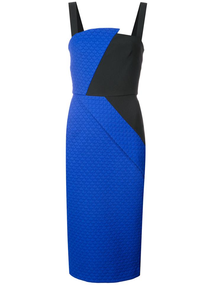 Roland Mouret Two-tone Dress - Black