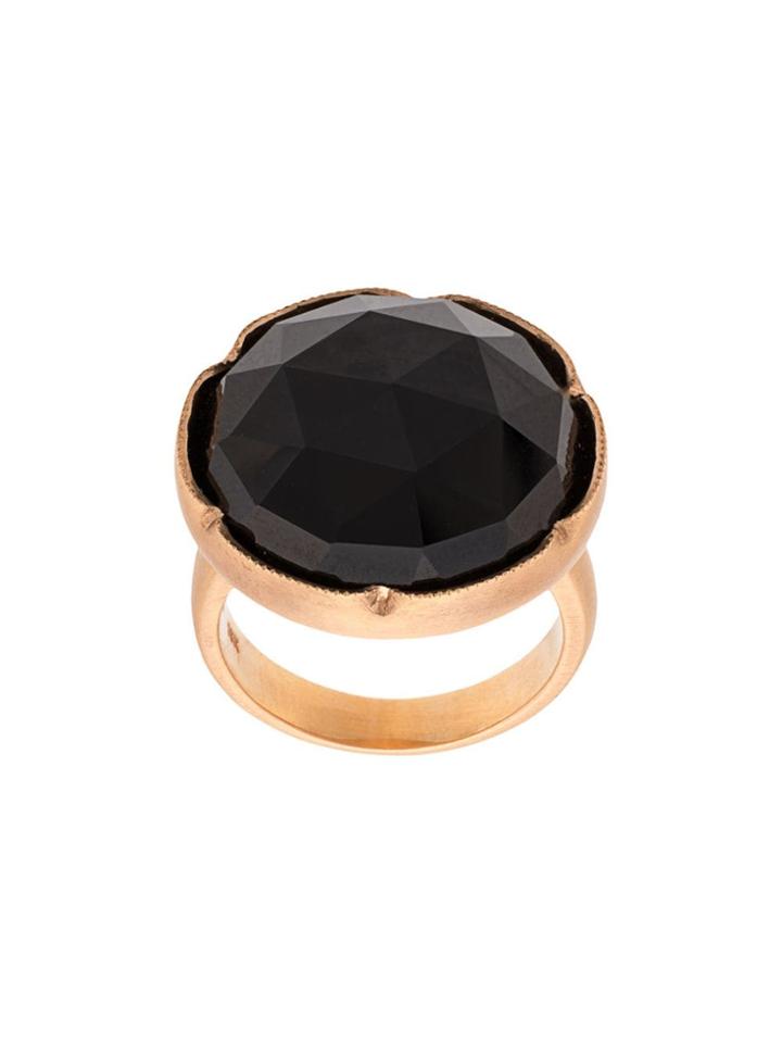 Irene Neuwirth 18kt Rose Gold Black Onyx Ring