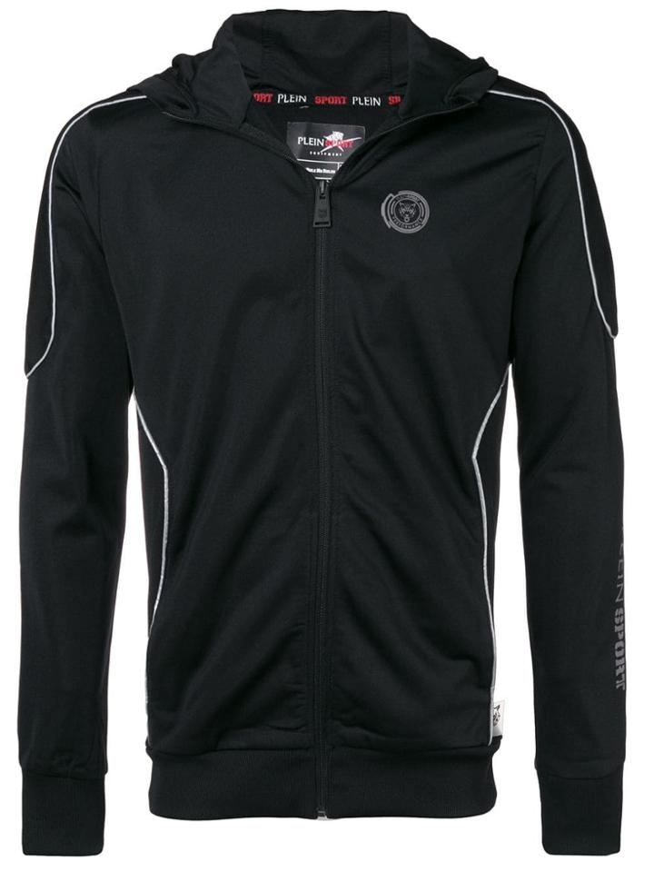 Plein Sport Zipped Down Sweatshirt - Black